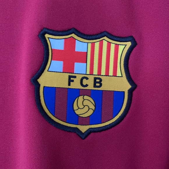 Junior Nike FC Barcelona Jacket FB Deep Maroon/Blue - Picture 3 of 9